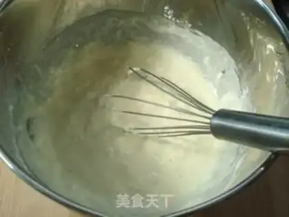 Make Squid egg waffles step 1