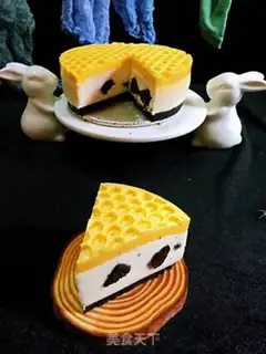 Make A hive cheesecake step 17