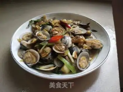 Make Spicy clams step 4