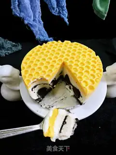 Make A hive cheesecake step 18
