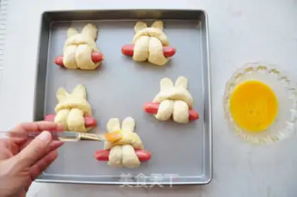 Make Rabbit sausage bread step 10