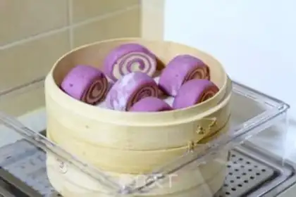 Make Potato-coloured buns step 10