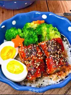 Make Eels on rice step 9