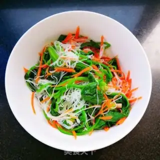 Make A spinach mix fan step 10