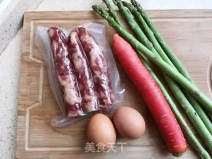 Make Weed sausages, duck eggs step 0