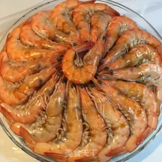 Make Garlic cabbage fan steamed shrimp step 6