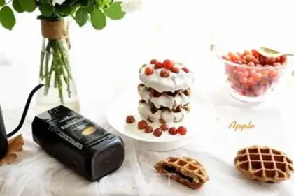 Make Coffee waffles step 9