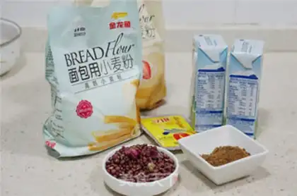 Make Red bean sugar bag step 0