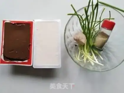 Make Duck blood tofu step 0