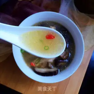 Make Fresh chicken soup of mushrooms step 10
