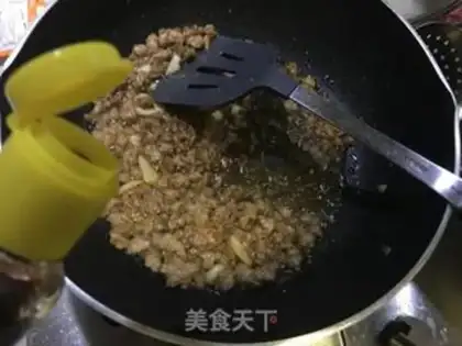 Make A casserole of pork and eggplant step 5