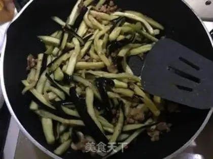 Make A casserole of pork and eggplant step 9