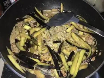 Make A casserole of pork and eggplant step 11