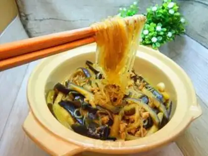 Make A casserole of pork and eggplant step 14