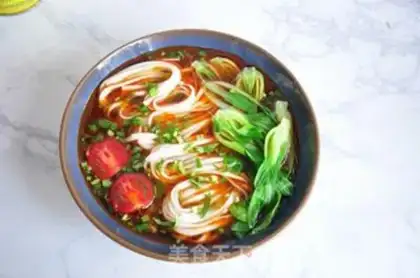 Make Sour spicy. Soup noodles step 8