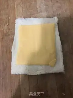 Make Banana cheese toast step 2