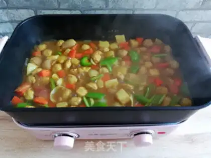 Make Curry potatoes step 7