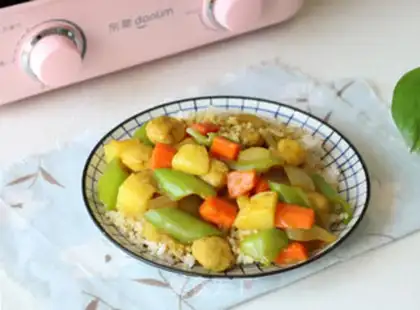 Make Curry potatoes step 8