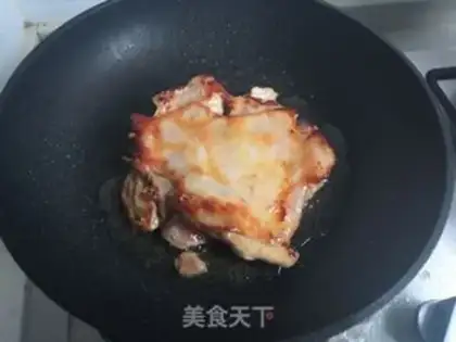 Make Chicken leg rice step 6