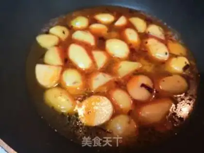 Make Red burning potatoes step 3