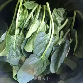Make Spinach cucumber with vinegar step 0