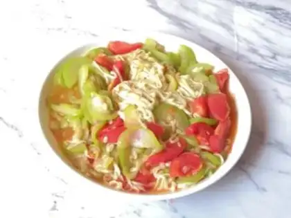 Make The night roses with tomatoes step 6