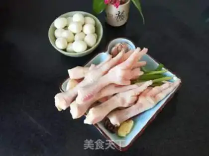 Make Chicken claws and eggs step 0