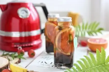Make Pearl fruit tea step 11
