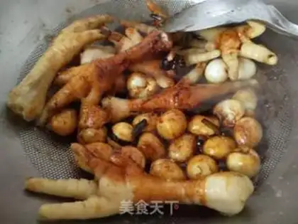 Make Chicken claws and eggs step 4