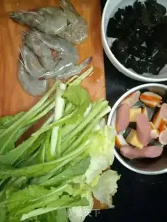 Make Shrimp rice powder step 0