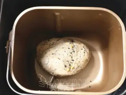 Make Black sesame grain bread step 3