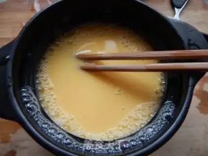 Make Spinach eggs step 6