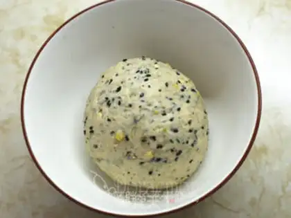 Make Black sesame grain bread step 4
