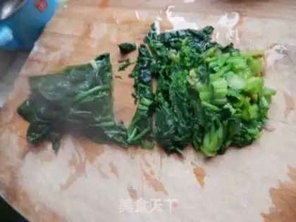Make Spinach eggs step 7