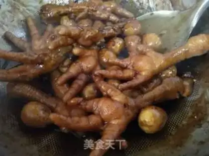 Make Chicken claws and eggs step 6