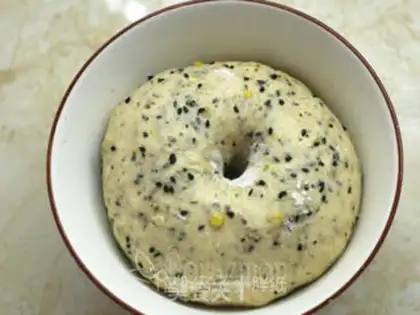 Make Black sesame grain bread step 5