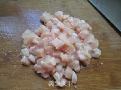Make Chicken chest fried corn step 1