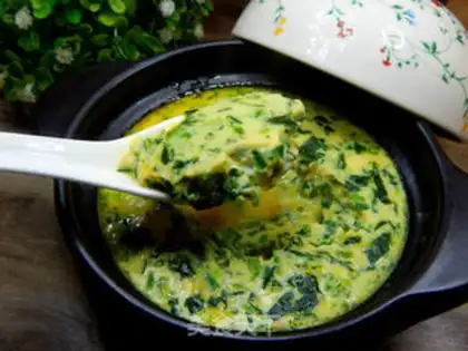 Make Spinach eggs step 12