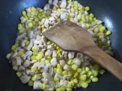 Make Chicken chest fried corn step 8