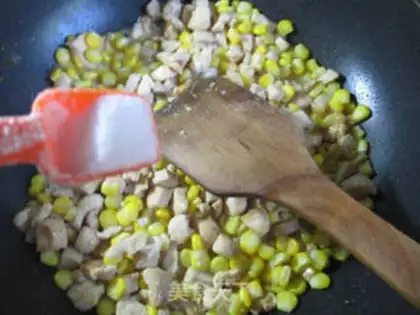 Make Chicken chest fried corn step 9