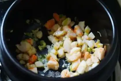 Make Porridge of abalone step 4