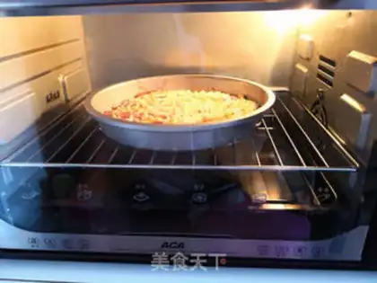 Make Weenie corn pizza step 9