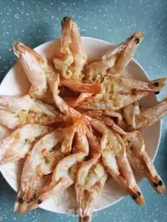 Make Garlic shrimp step 1