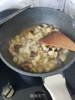 Make Toads with mushroom potatoes step 4