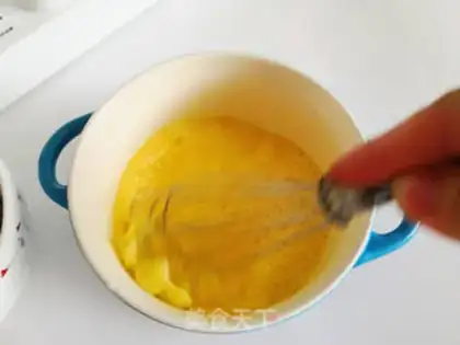 Make Flower clams and eggs step 2