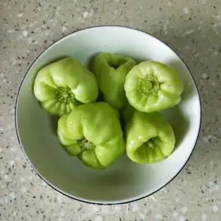 Make Five flowers and peppers step 1
