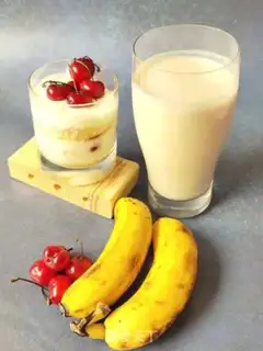 Make Banana soy milkshake step 3