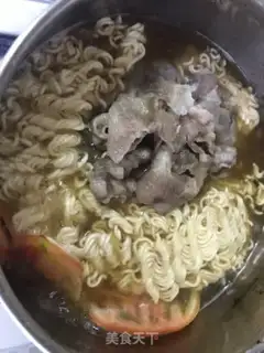Make Fat cow tomato noodle step 2