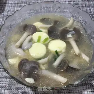 Make Jelly tofu mushroom soup step 8