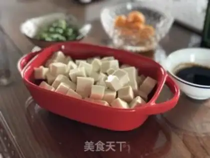 Make Crab butter tofu step 1
